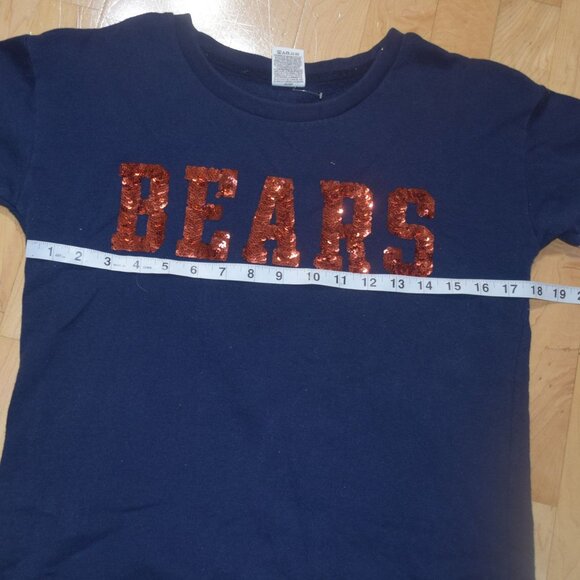 Victoria’s Secret Pink NFL Women's Sz S Chicago Bears Pullover Crewneck Bling - Picture 5 of 5